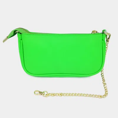 Fashnzfab Solid Faux Leather Shoulder Bag In Multi
