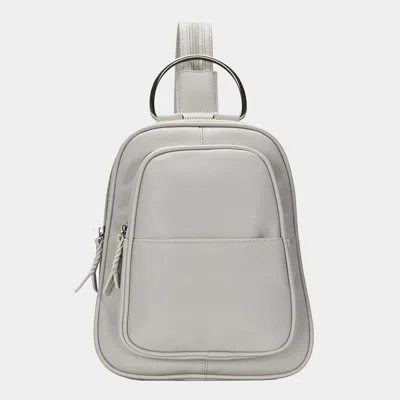 Fashnzfab Solid Faux Leather Sling Bag In Multi
