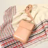 Fashnzfab Solid Faux Leather Small Crossbody Bag / Phone Pouch Bag In Pink