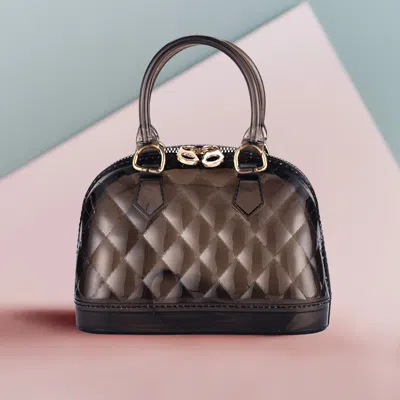 Fashnzfab Solid Jelly Mini Tote / Crossbody Bag In Multi