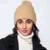 Fashnzfab Solid Knitted Beanie Hat In Yellow