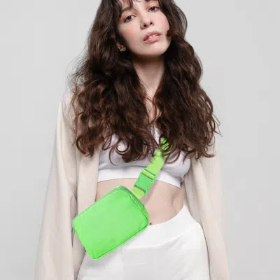 Fashnzfab Solid Nylon Sling Bag / Fanny Pack / Belt Bag In Multi