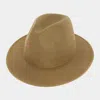 Fashnzfab Solid Panama Hat In Brown