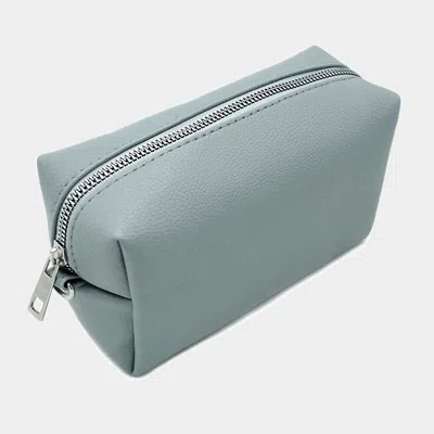 Fashnzfab Solid Pouch Bag In Gray