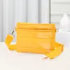 Fashnzfab Solid Puffer Crossbody Bag In Yellow