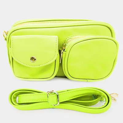 Fashnzfab Solid Rectangle Crossbody Bag In Multi