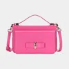 Fashnzfab Solid Rectangle Tote / Crossbody Bag In Pink