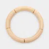 Fashnzfab Solid Resin Stretch Bracelet Brown In Brown