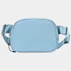 Fashnzfab Solid Sling Bag / Fanny Pack / Belt Bag In Blue