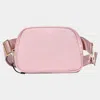 Fashnzfab Solid Sling Bag / Fanny Pack / Belt Bag In Pink
