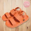 Fashnzfab Solid Soft Sole Sandals / Slippers - Orange In Orange