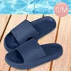 Fashnzfab Solid Soft Sole Slippers Navy S/m In Blue