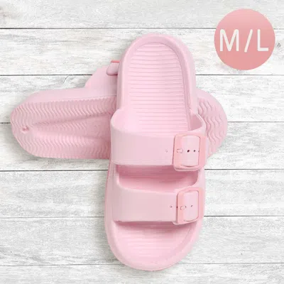 Fashnzfab Solid Soft Sole Slippers Pink M/l