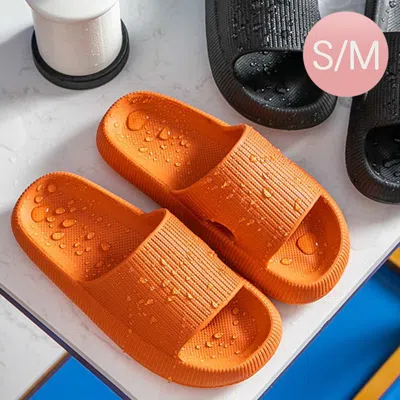 Fashnzfab Solid Soft Sole Slippers Sm Orange S/m