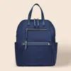 Fashnzfab Solid Trolley Sleeve Backpack Bag In Blue