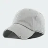 Fashnzfab Solid Vintage Baseball Cap In Gray