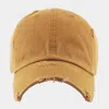 Fashnzfab Solid Vintage Baseball Cap In Yellow