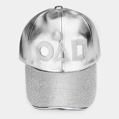 Fashnzfab Squid Game Bling Circle Triangle Square Accented Baseball Cap In Multi