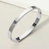 Fashnzfab Stainless Steel Hinged Bangle Bracelet Silver In Silver