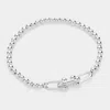 Fashnzfab Stainless Steel Metal Hardware Pointed Stretch Bracelet Silver In Silver