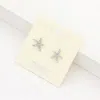 Fashnzfab Starfish Stud Earrings - Clear, Rhodium In Multi
