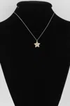 Fashnzfab Starry Night Pendant Necklace In Gold