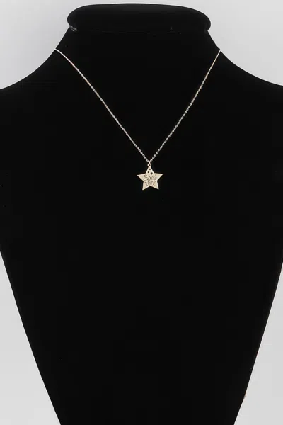 Fashnzfab Starry Night Pendant Necklace In Gold