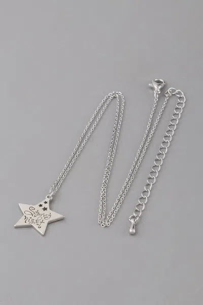 Fashnzfab Starry Night Pendant Necklace In Pattern