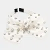 Fashnzfab Stone Embellished Bow Headband In Multi