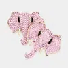 Fashnzfab Stone Embellished Elephant Earrings - Pink In Pink