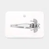 Fashnzfab Stone Paved Bee Pointed Snap Hair Clip In Metallic