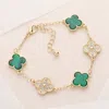 Fashnzfab Stone Paved Natural Stone Quatrefoil Link Bracelet In Gold