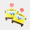 Fashnzfab Stop Sign School Bus Link Dangle Earrings In Yellow