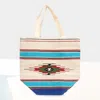 Fashnzfab Striped Boho Patterned Shoulder Bag In Multi