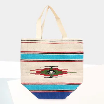 Fashnzfab Striped Boho Patterned Shoulder Bag In Multi