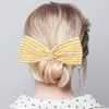 Fashnzfab Striped Deft Bun Maker Hairband In Brown