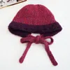 Fashnzfab Stylish Knitted Winter Bonnet Hat In Pink