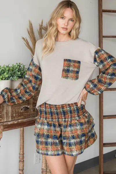 Fashnzfab Stylish Sweater Top In Multi