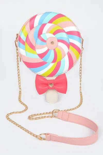 Fashnzfab Sweet Lollipop Candy Clutch Bag In Multi