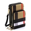 Shop Fashnzfab Tartan Plaid Check Crossbody Bag Cell Phone Purse