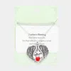 Fashnzfab Teacher's Blessing No.1 Teacher Message Enamel Apple Pointed Angel Wings Pendant Necklace In Metallic