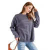 Fashnzfab Terry Knit Loose Fit Pullover In Multi