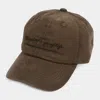 Fashnzfab The Good Things Of Life Corduroy Baseball Cap In Green