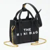 Fashnzfab The Mini Bag Message Pointed Faux Leather Bag Charm / Mini Bag / Crossbody Bag In Black