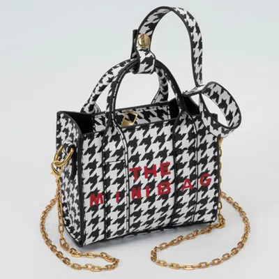 Fashnzfab The Mini Bag Message Pointed Faux Leather Bag Charm / Mini Bag / Crossbody Bag In Black