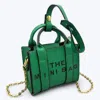 Fashnzfab The Mini Bag Message Pointed Faux Leather Bag Charm / Mini Bag / Crossbody Bag In Green