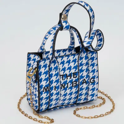Fashnzfab The Mini Bag Message Pointed Faux Leather Bag Charm / Mini Bag / Crossbody Bag In Multi