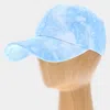 Fashnzfab Tie Dye Baseball Cap In Blue