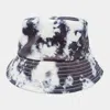 Fashnzfab Tie Dye Bucket Hat In Black