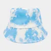 Fashnzfab Tie Dye Bucket Hat In Blue